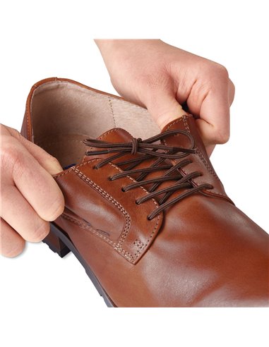 Cordones de zapatos Elasticos - Marrón 60 cm AYUDAS PARA CALZARSE